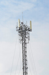 estacion base, antena, red 5g, lte, telefonia, torre de transmision, mastil, ingenieria