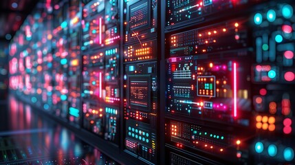 Fototapeta premium Visual guide to nanotechnology in electronics for flexible displays and energy-efficient devices. , Minimalism,