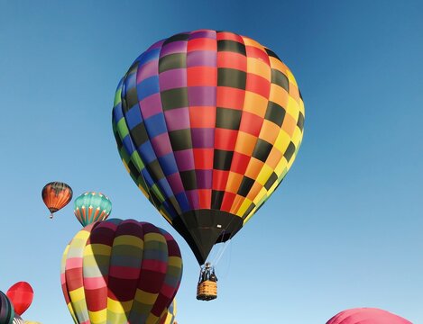 Fototapeta Colorful Hot Air Ballon 
