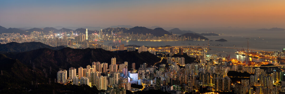 Hong Kong Tai Mo Shan view