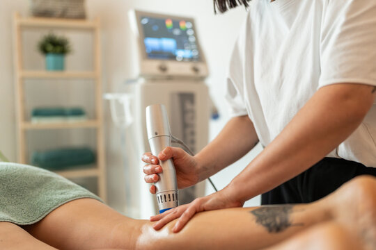 Shock wave treatment.