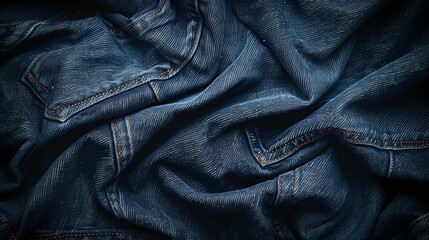 Fototapeta premium Denim jeans texture with distressed details, ideal for casual fashion and denim-related products. , Minimalism,