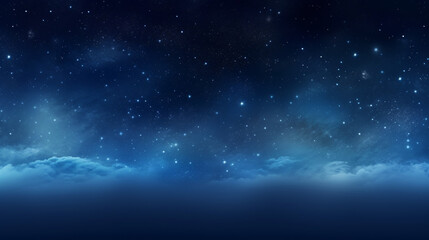 Empty abstract indigo blue background evoking the vastness of serene solitude and tranquility.