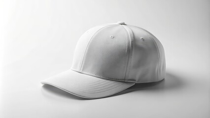 Fototapeta premium Cap mockup on white background, mockup, cap, hat, design, template, blank, fashion, headwear, accessory, advertising