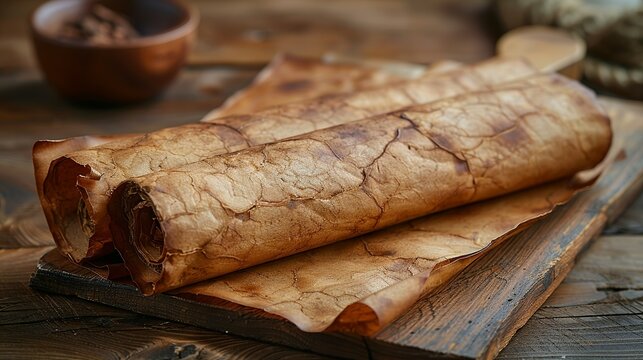 Add a touch of nostalgia with an old parchment texture, perfect for vintage-themed invitations and historical projects. , Minimalism,