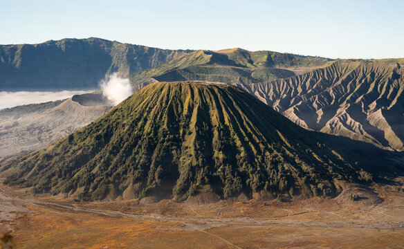 Mount Bromo In Java, Indonesia. Volcano