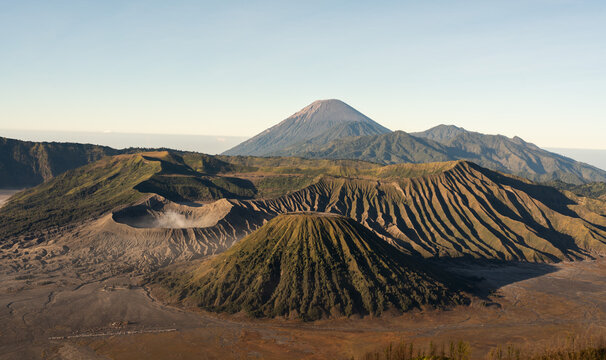 Mount Bromo In Java, Indonesia. Volcano