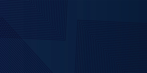 Obraz premium Dark blue background. Modern line stripes curve abstract presentation background. Luxury paper cut background. Abstract decoration, golden pattern, halftone gradients, 3d Vector illustration
