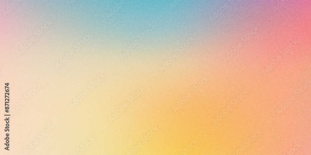 Poster color gradient background, abstract orange grain gradation texture, vector pink noise texture blur a