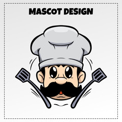 Vector Food Logo Mascot Illustration Vector Design