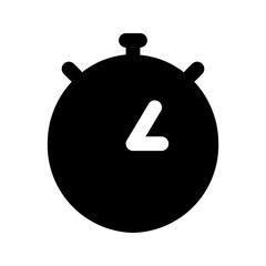 stopwatch glyph icon