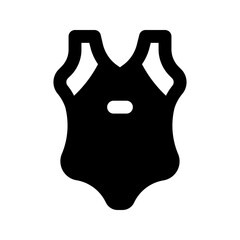 swimsuit glyph icon