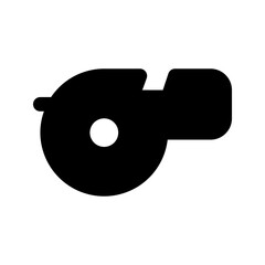 whistle glyph icon