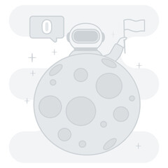 404 Not Found Empty States Illustration, perfect for user interface projects