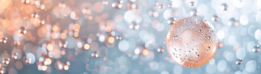 Obraz premium Abstract background with soft, out-of-focus lights and bokeh.