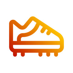 football boots gradient icon