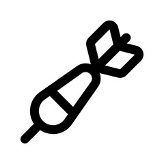 darts line icon