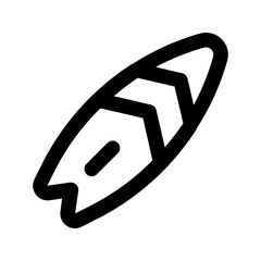 surfboard line icon
