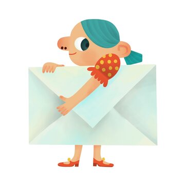 Newsletter cute delivery service