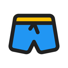 shorts line color icon