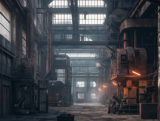 Echoes of Industry in the Abandoned Factory