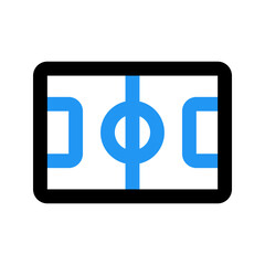 football field line color icon