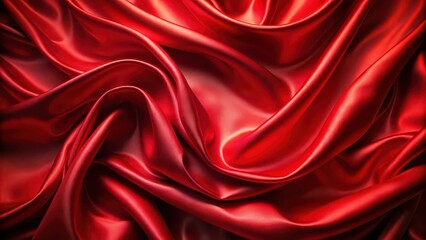 Obraz premium Red silk background with luxurious texture, red, silk, background, luxurious, texture, elegant, vibrant, smooth, satin, fabric