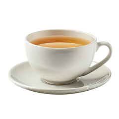 cup of tea isolated on transparant background.