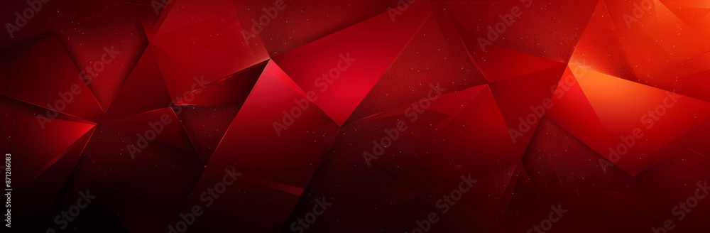 Poster red abstract geometric shapes dark modern elegant design background high resolution gradient banner 
