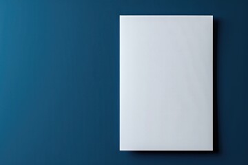 Simple and clean card mockup isolated on simple background