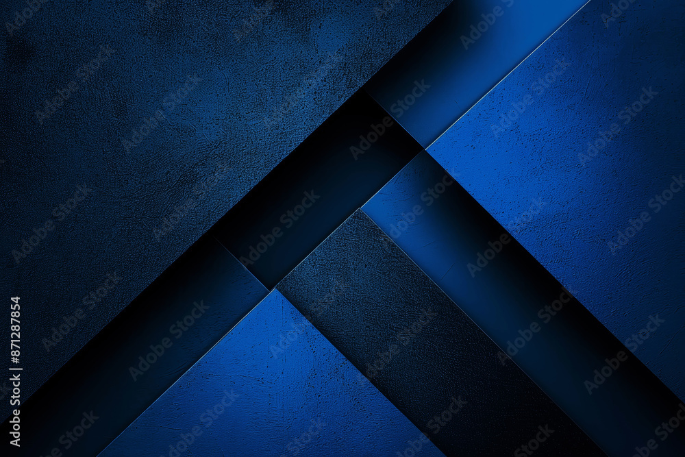 Poster dark blue geometric background with triangles and diagonal lines in minimalist style, high resolutio