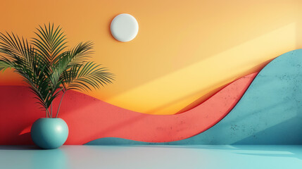 minimalist wallpaper. abstract modern illustration poster.