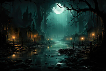 Forest of the Melancholic Mist: Enchanted Whispers Await Fantasy  wallpaper