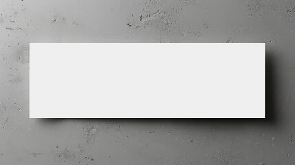 Obraz premium Blank white card design mockup