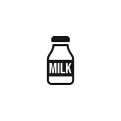 Milk icon vector. EPS 10 editable vector