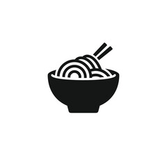 Noodle icon vector. EPS 10 editable vector
