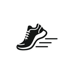 Running shoes icon vector. EPS 10 editable vector