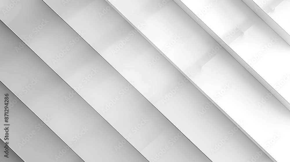 Poster abstract white background diagonal stripes light shadow design gradient pattern vector banner cover