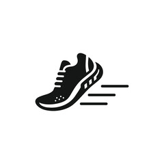 Running shoes icon vector. EPS 10 editable vector