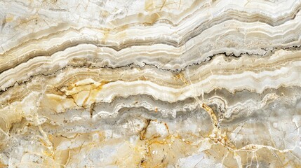 High resolution background of Italian marble texture close up of glossy wall tiles and polished limestone granite slab named Travertino. Generative AI