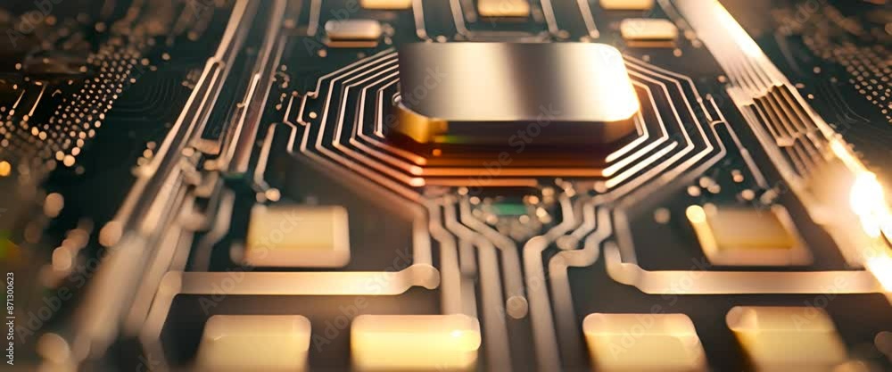 Poster the cpu is the main component that processes signals and makes computing possible 4k animation