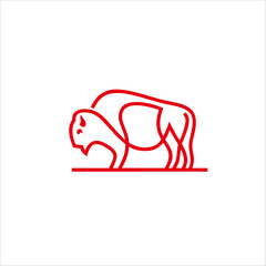 Print BISON logo design for your brand and company identity