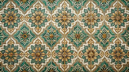 Background of a vintage patterned tile , vintage, tile, background, design, texture, retro, decoration, architecture