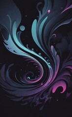 Fototapeta premium abstract background with swirls