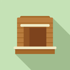 Classic wooden fireplace bringing warmth and comfort to a cozy home