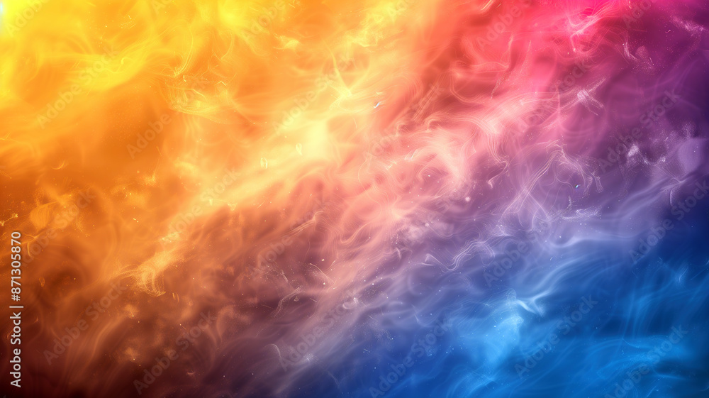 Poster abstract blurred grainy gradient background with vibrant colors and texture