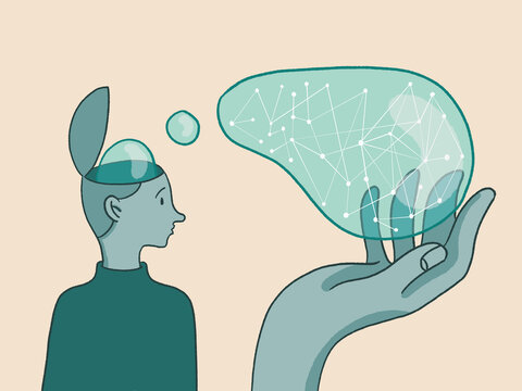 Little boy in deep thoughts