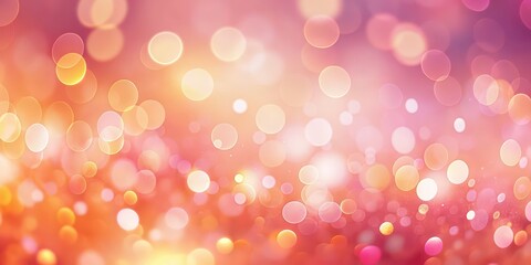 Soft and blurred background with bokeh lights in shades of pink and orange, soft, blurred, background, bokeh lights, pink