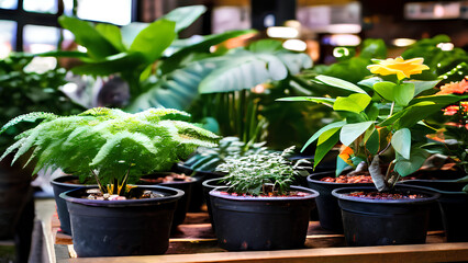 Plant paradise! Find your perfect potted plant at the local garden center sale