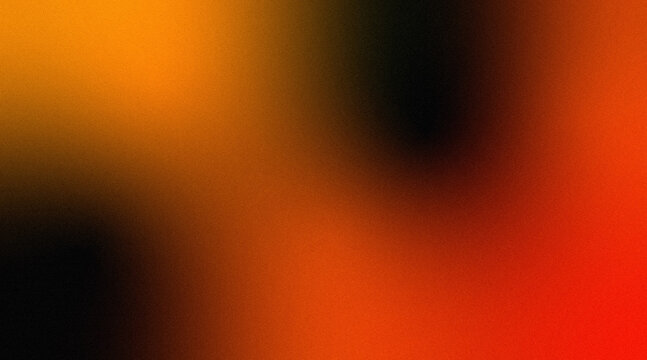 Abstract noise background blending gradient red, orange, black colors for backdrop poster template design